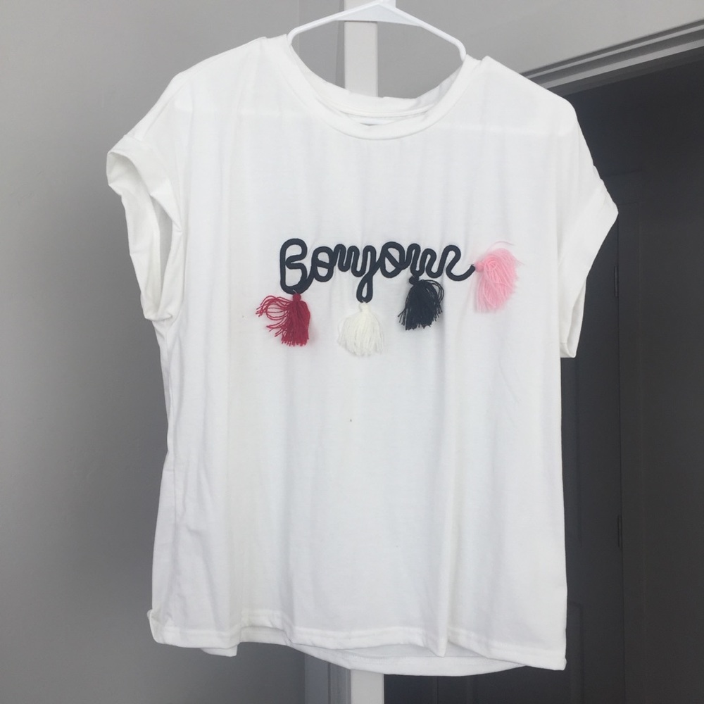 Bonjour Tassel Tee